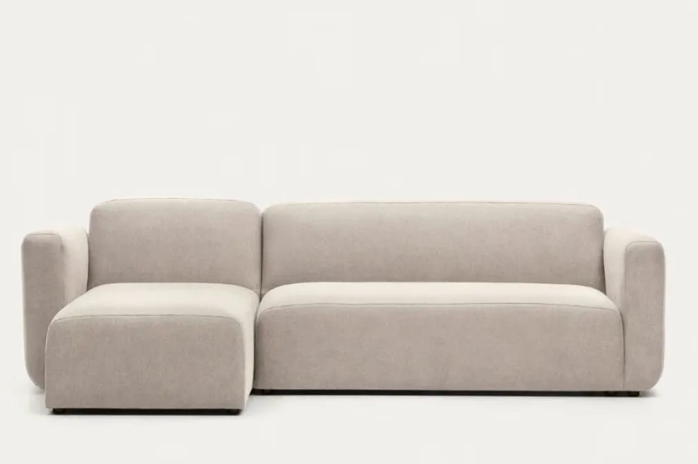 Seccional con Chaise Longue a la Izquierda Neom – Beige