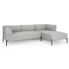 Seccional con Chaise Longue a la Derecha Kiva – Gris Granizo