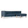 Seccional con Chaise Longue a la Derecha Magnus – Azul