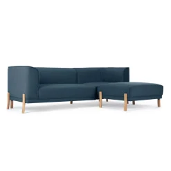 Seccional con Chaise Longue a la Derecha Magnus – Azul