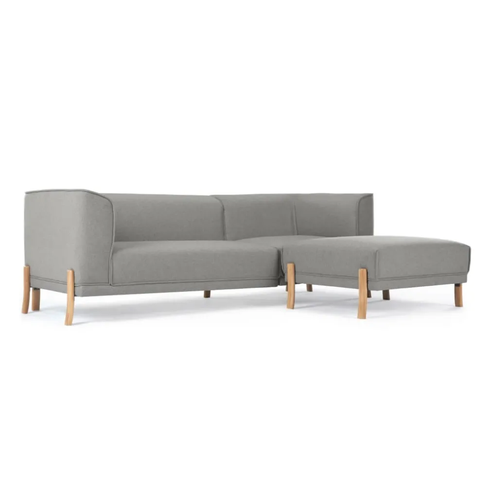 Seccional con Chaise Longue a la Derecha Magnus – Gris Montaña