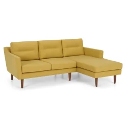 Seccional con Chaise Longue a la Derecha Walker – Amarillo