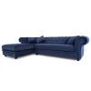 Seccional con Chaise Longue a la Izquierda Branagh – Azul Eléctrico