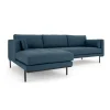 Seccional con Chaise Longue a la Izquierda Harlow – Azul