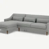 Seccional con Chaise Longue a la Izquierda Herton – Gris Montaña