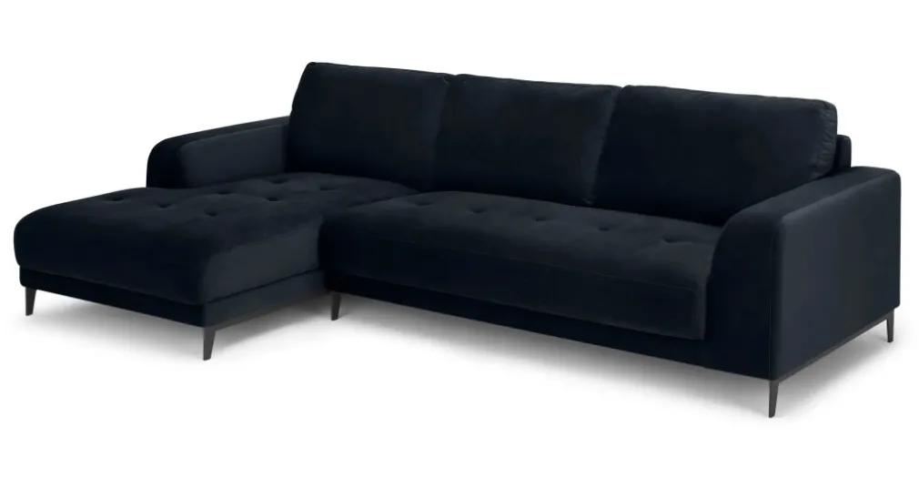 Seccional con Chaise Longue a la Izquierda Luciano – Azul Crepúsculo