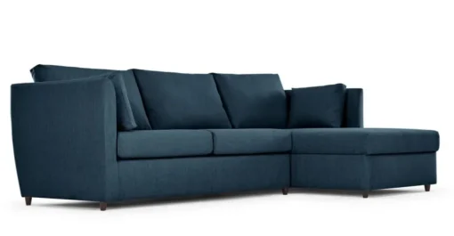 Seccional con Chaise Longue a la Derecha Milner – Azul Ártico
