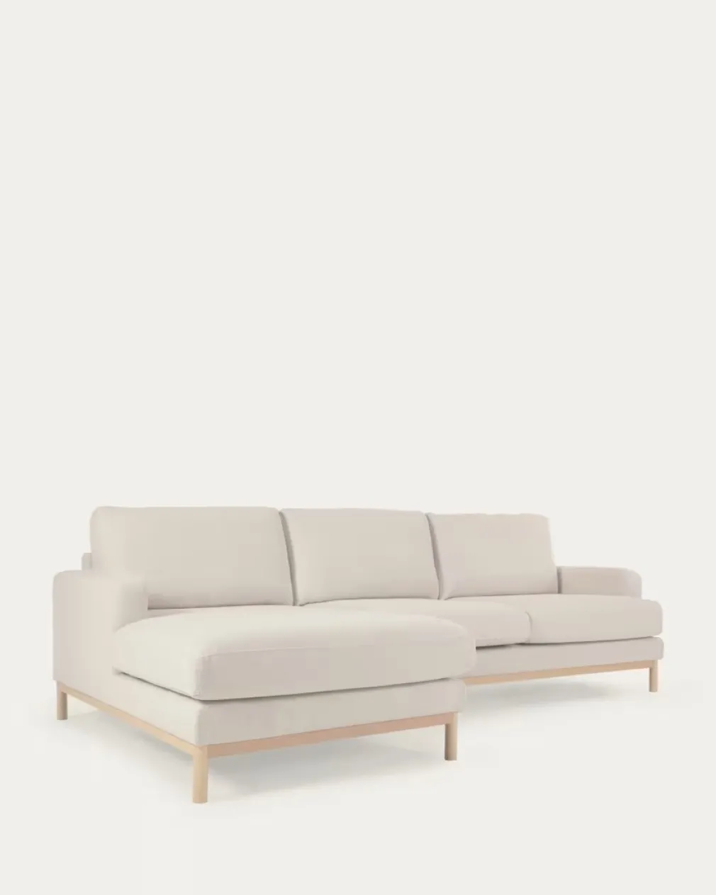 Seccional con Chaise Longue a la Izquierda Mihaela – Blanco