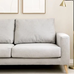 Seccional con Chaise Longue a la Izquierda Piero – Gris Claro