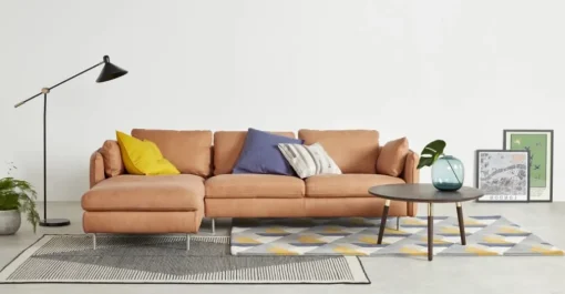 Seccional con Chaise Longue a la Izquierda Vento – Canela
