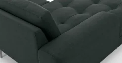 Seccional con Chaise Longue a la Izquierda Vittorio – Gris Antracita