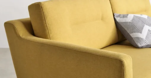 Seccional con Chaise Longue a la Izquierda Walker – Amarillo