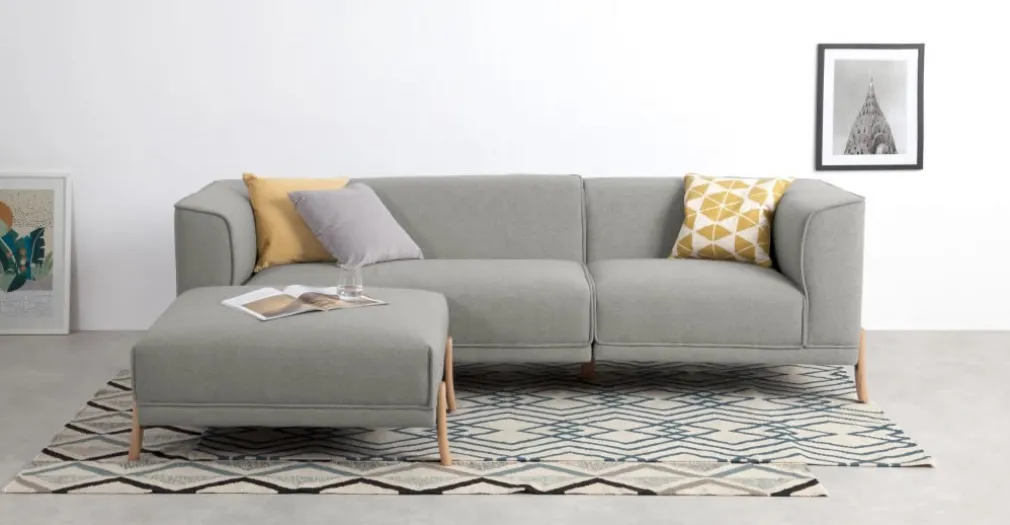 Seccional con Chaise Longue a la Derecha Magnus – Gris Montaña