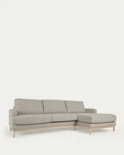 Seccional con Chaise Longue a la Derecha Mihaela – Gris