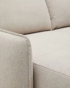 Seccional con Chaise Longue a la Izquierda Carlota – Beige