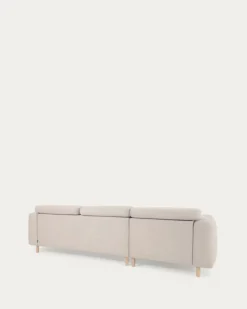 Seccional con Chaise Longue a la Izquierda Singa – Crudo