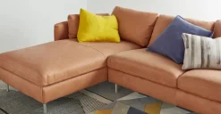 Seccional con Chaise Longue a la Izquierda Vento – Canela