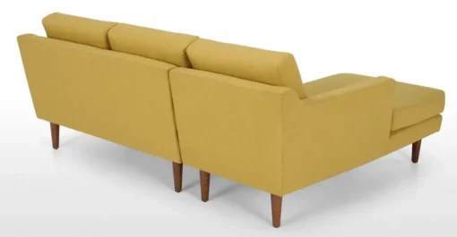 Seccional con Chaise Longue a la Izquierda Walker – Amarillo
