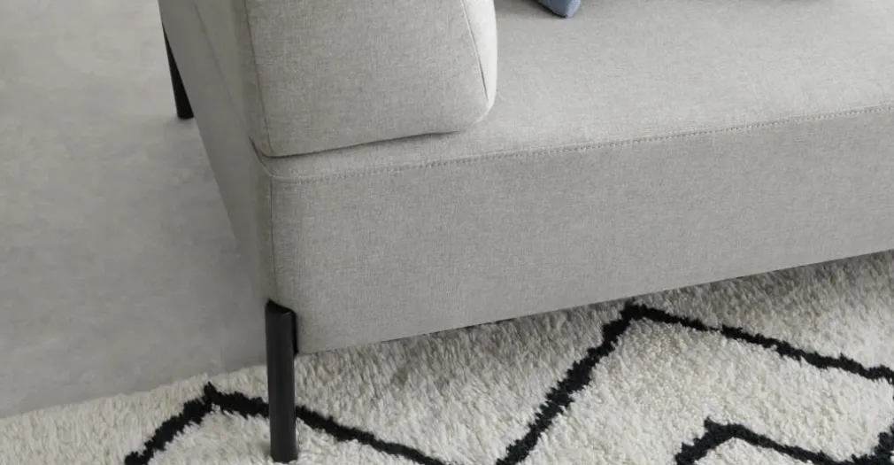 Seccional con Chaise Longue a la Derecha Kiva – Gris Granizo