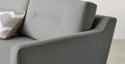 Seccional con Chaise Longue a la Derecha Walker – Gris