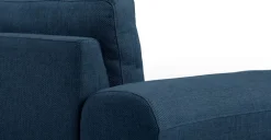 Seccional con Chaise Longue a la Derecha Vittorio – Azul Oscuro