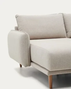 Seccional con Chaise Longue a la Izquierda Carlota – Beige