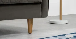 Seccional con Chaise Longue a la Izquierda Dallas – Gris Cemento