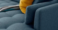 Seccional con Chaise Longue a la Izquierda Harlow – Azul