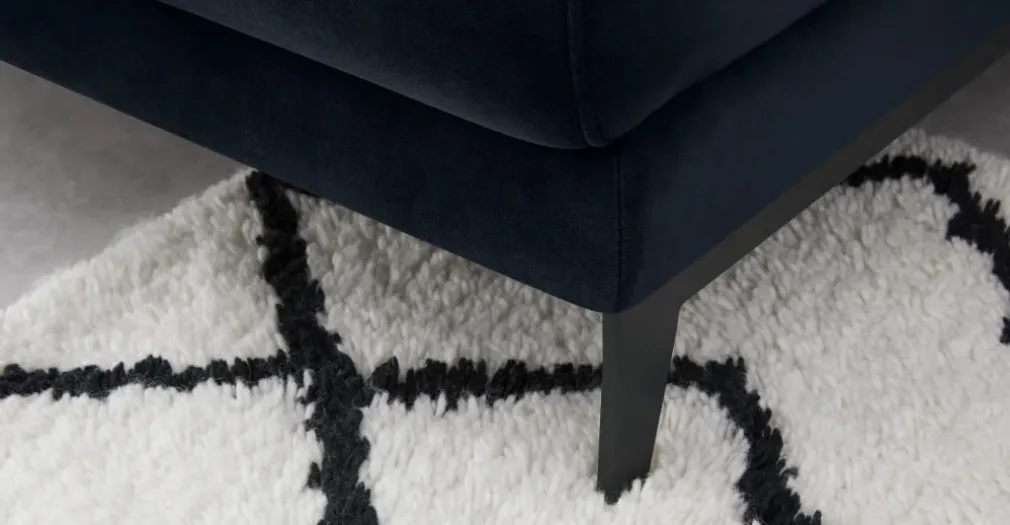 Seccional con Chaise Longue a la Izquierda Luciano – Azul Crepúsculo