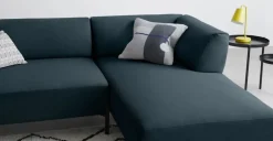 Seccional con Chaise Longue a la Derecha Kiva – Azul Egeo