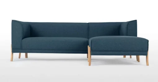 Seccional con Chaise Longue a la Derecha Magnus – Azul