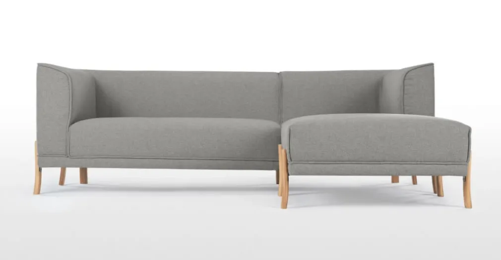 Seccional con Chaise Longue a la Derecha Magnus – Gris Montaña