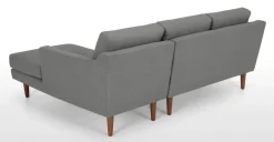 Seccional con Chaise Longue a la Derecha Walker – Gris