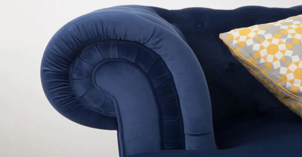 Seccional con Chaise Longue a la Izquierda Branagh – Azul Eléctrico