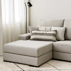Seccional con Chaise Longue a la Izquierda Sound – Gris Claro