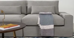 Seccional con Chaise Longue a la Izquierda Trent – Gris Lavado