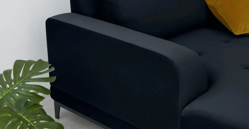 Seccional con Chaise Longue a la Izquierda Luciano – Azul Crepúsculo