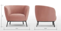 Silla Belle – Rosa Palo