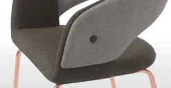 Silla Ayrmer – Gris y cobre