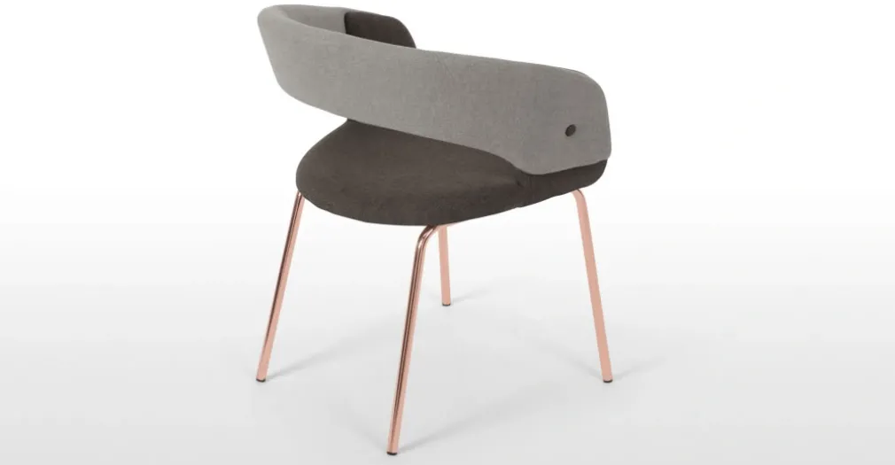 Silla Ayrmer – Gris y cobre