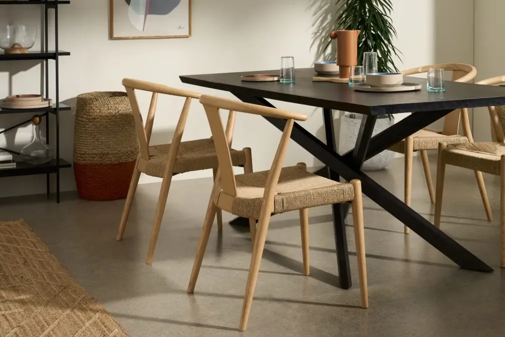 Silla de Comedor Abbon – Efecto Natural Oak