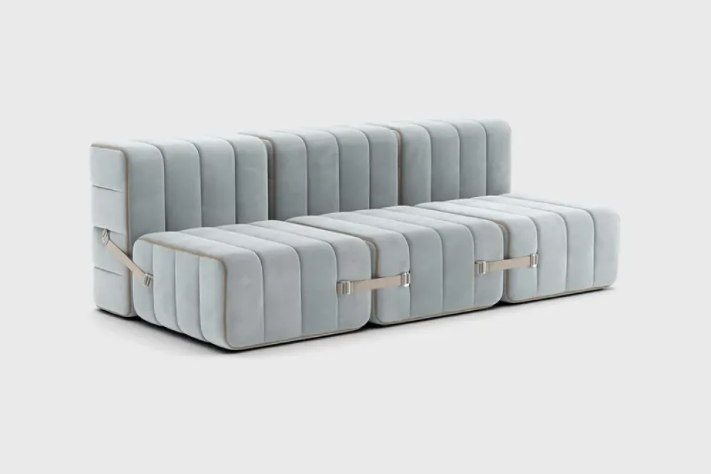 Sofá 3 Cuerpos Curt