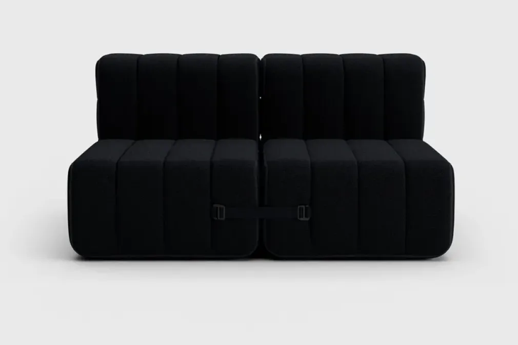 Sofá 2 Cuerpos Curt sin Reposabrazos