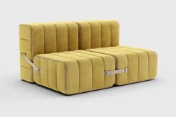 Sofá 2 Cuerpos Curt sin Reposabrazos