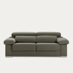Sofá 3 Cuerpos Dolmen – Gris Ceniza