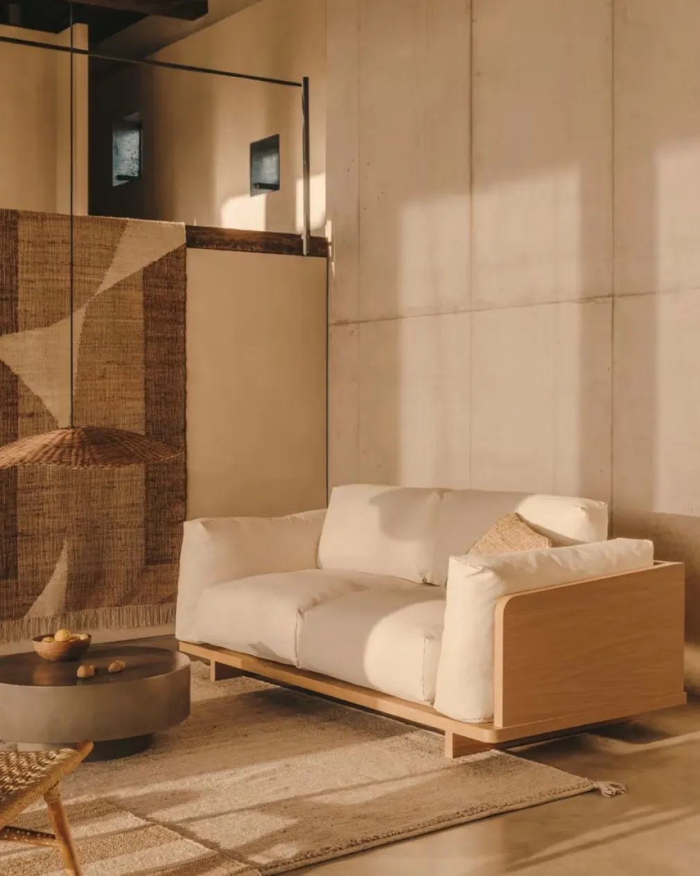 Sofá 3 Cuerpos Oaq – Beige