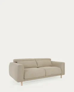 Sofá 3 Cuerpos Singa – Beige