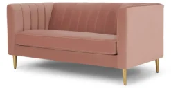 Sofá de 2 Cuerpos Amicie – Rosa