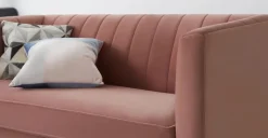 Sofá de 2 Cuerpos Amicie – Rosa