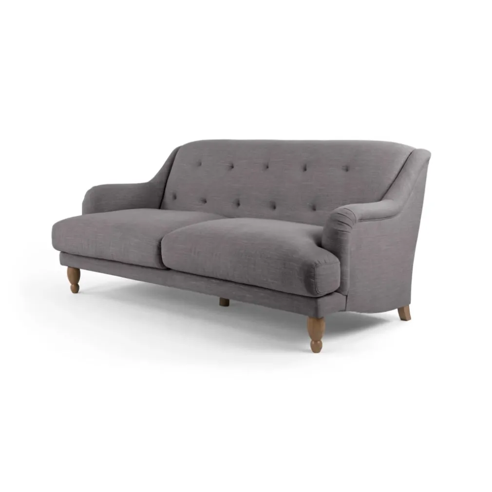 Sofá de 3 Cuerpos Ariana – Gris Grafito